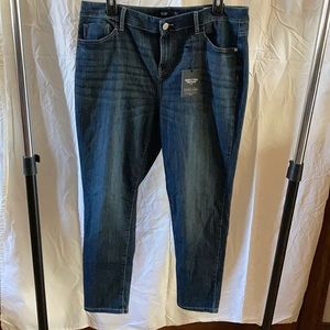 NWT Simply Vera Jeans Mid Rise Skinny Ankle 16